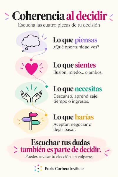 Infografía Decisiones conscientes